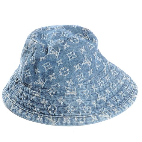 denim bucket hat louis vuitton|Louis Vuitton bucket hat vintage.